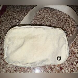 Lululemon Cream Crossbody Bag